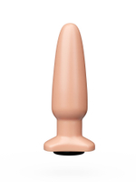 Анальный плаг LOVETOY телесный, ПВХ, конусная форма