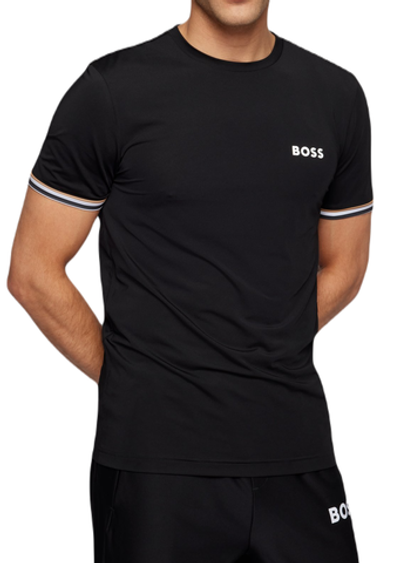 Футболка мужская теннисная BOSS x Matteo Berrettini Tee MB 2 - black