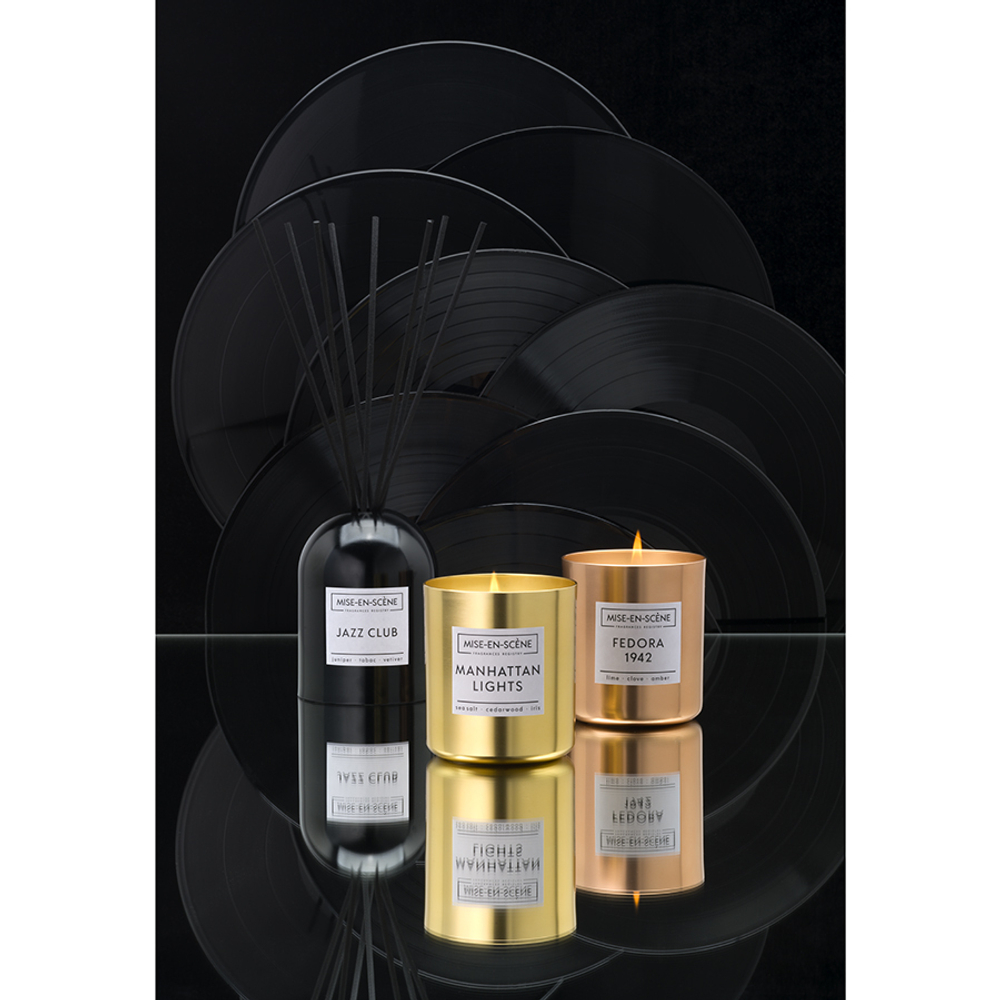 Свеча ароматическая mise en scene, manhattan lights, 50 ч