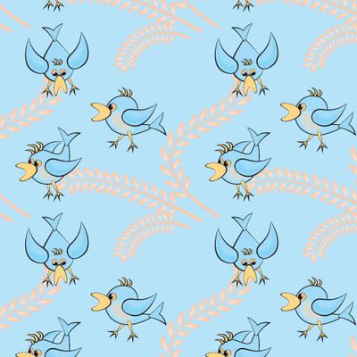 Злые птички и колоски