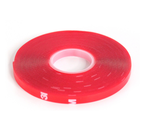 Двусторонний скотч 3M акриловый 6 мм х 5 м (клейкая лента прозрачная, двусторонняя)