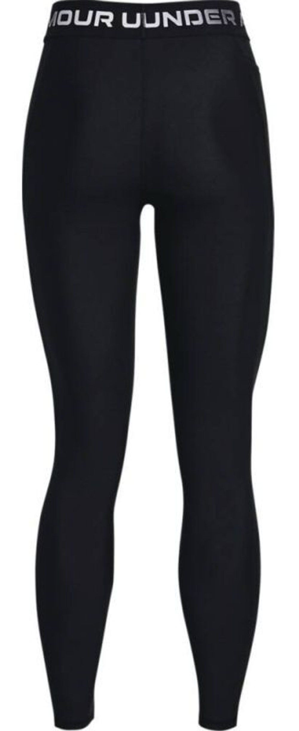Леггинсы Under Armour Women's HeatGear Armour Wordmark Waistband Full-Length Leggings - Black