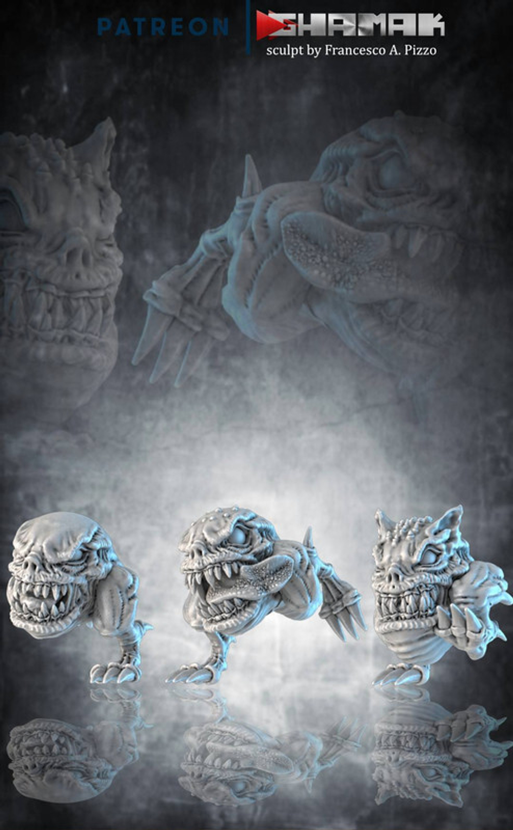Orks Greenskins Squig Сквиг 1шт. миниатюра для dnd, днд, pathfinder, фентези, Настольная игра, НРИ, Варгейм, РПГ