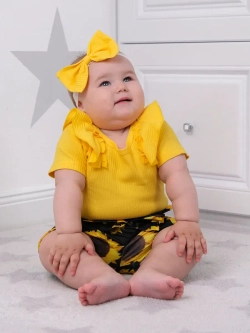 Летний костюм для девочки нарядный