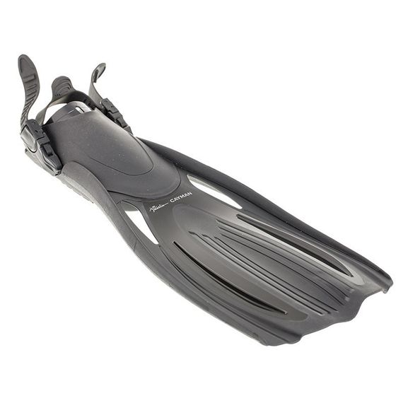 Ласты Marlin Cayman Black с открытой пяткой