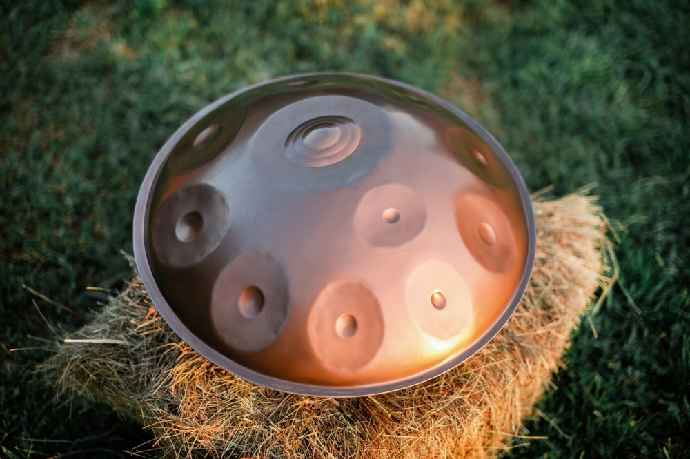 Глюкофон 53см, 11 мембран, Курд ре-минор, Kosmosky KSY.Handpan-11