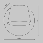 Бра Maytoni Pixel MOD421WL-L6BBS3K