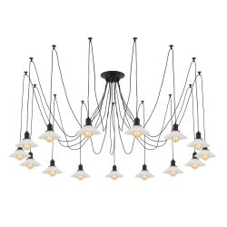 Citilux Эдисон CL451152 Люстра паук Венге