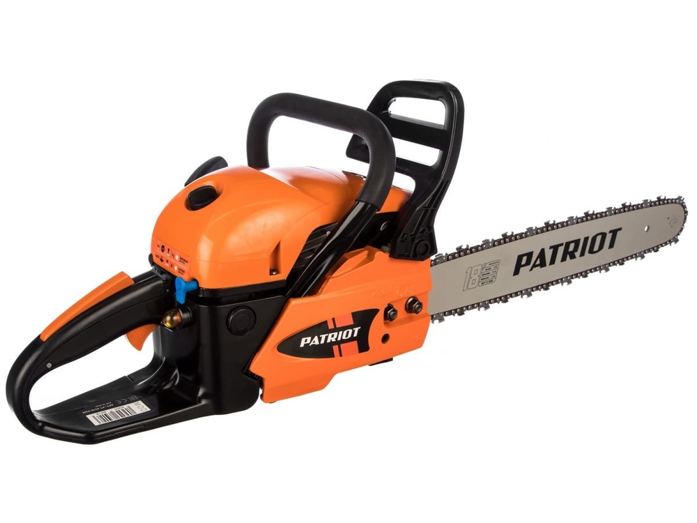 Цепная пила Бензопила PATRIOT PT4518 imperial [220105555] (раб. объем 45сс, 2,9 л.с, шина 18", цепь 0,325" ; 0,058" / 1,5mm ; 72 звена;)