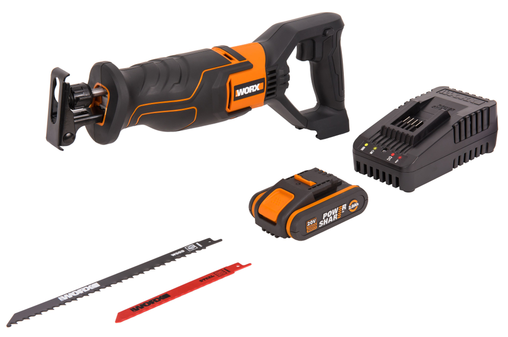 Сабельная пила аккумуляторная WORX WX500