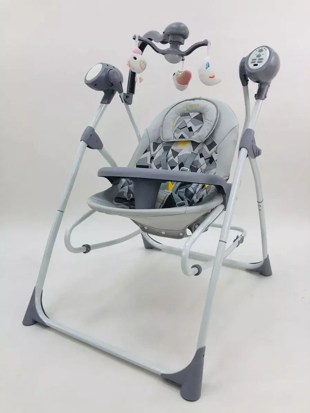 Стул для кормления -электрический качель LUXMOM 901 решётка