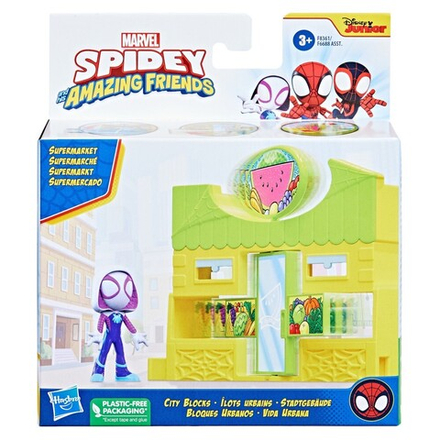 Hasbro Spidey Amazing Friends - набор для супермаркетов + фигурка Ghost Spider F8361 / артикул   F6688 F8361  / GTIN 5010996139160