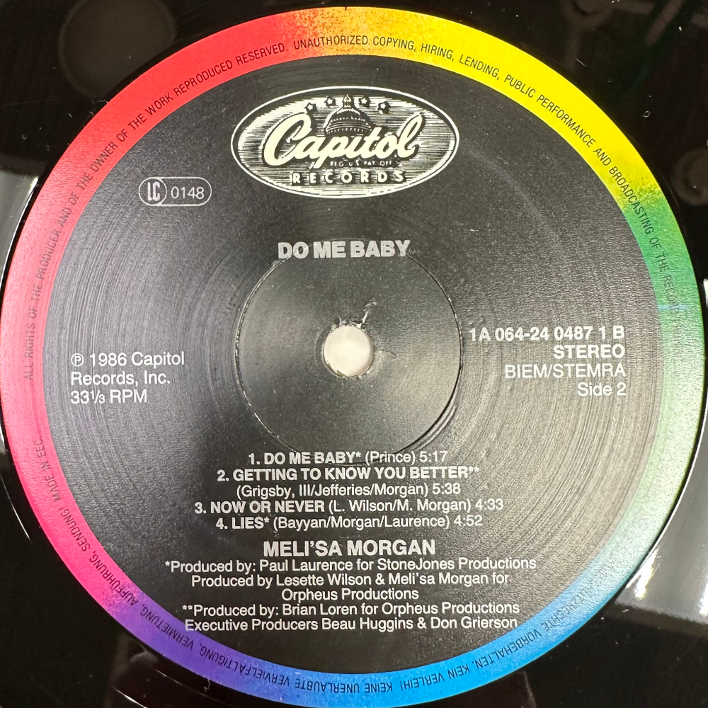 Meli'sa Morgan - Do Me Baby (Европа 1986г.)