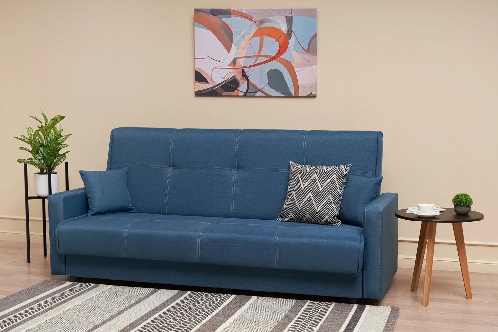 Диван-кровать Дуглас, спальное место 125х187, книжка, рогожка