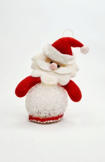 Игрушка световая на елку "Дед Мороз" 11*7 см