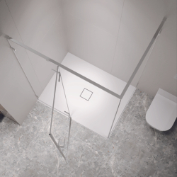 Душевой уголок с распашной дверью на петлях - RGW SV-040 (Прозрачное, 1200x900)