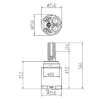 Картридж Lemark с керамическими пластинами, 25 мм, LM8592P-BL