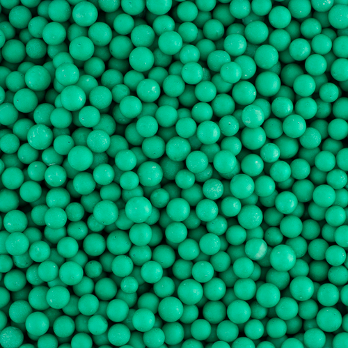 Шарики пенопласт, Зеленый, 6-8 мм, 10 гр.
