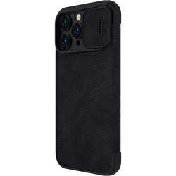 Кожаный чехол-книжка Nillkin Leather Qin Pro c защитой камеры для iPhone 14 Pro Max