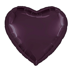 Р 9'' Мини-сердце Темная вишня,