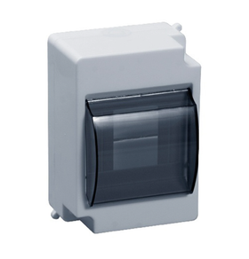 Бокс навесной на 4 модуля КМПн с крышкой, пломбируемый, белый 164738