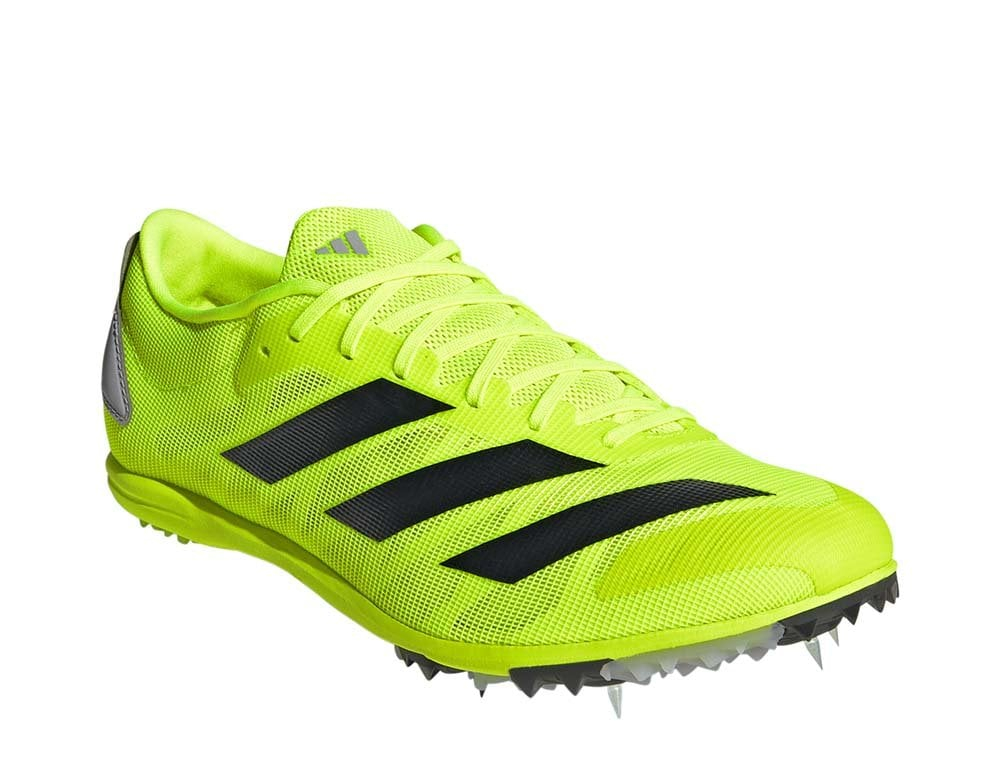 Мужские беговые кроссовки adidas Adizero XCS M лаймово-чёрные