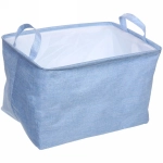 Коробка для хранения вещей с ручками «ВЕСТА», цвет пастельно голубой, 38*26*21см
