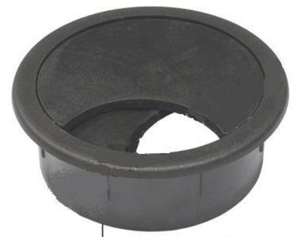 Заглушка для компьютерного стола 0,60 мм чёрный № 22