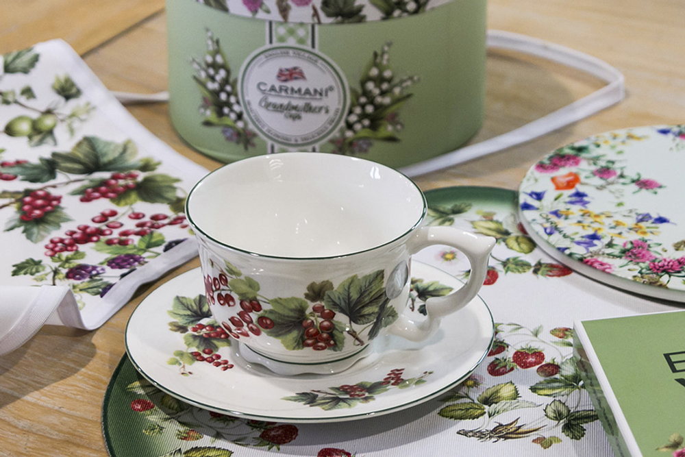 Чайная пара 340мл Carmani Красная смородина