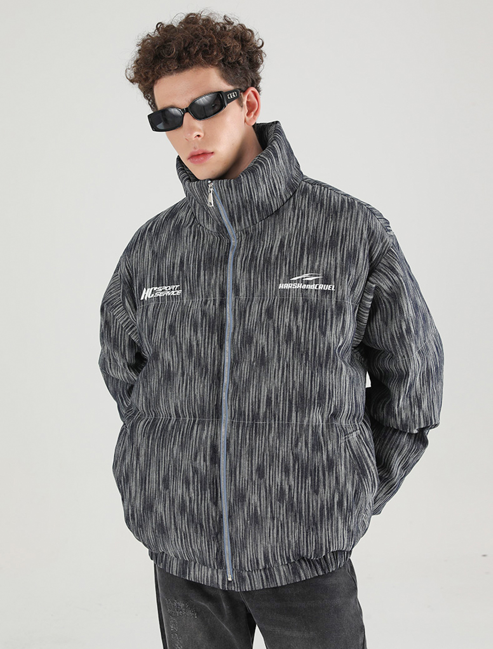 Пуховик HARSHandCRUEL "Milky Way" Puffer Jacket