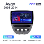 Teyes CC2 Plus 9"для Toyota Aygo 2005-2014