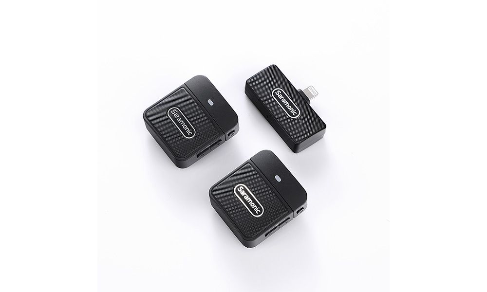 Saramonic Blink100 B4 (TX+TX+RXDI) Радиосистема 2,4Ггц приемник + 2 передатчика, разъем Lightning