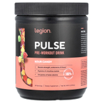 Legion Athletics, Pulse, предтренировочный напиток, кислая конфета, 472 г