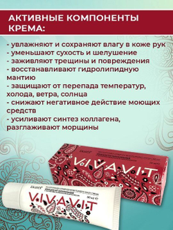 Batel. Крем для рук увлажняющий с мультивитаминным комплексом Vivavit