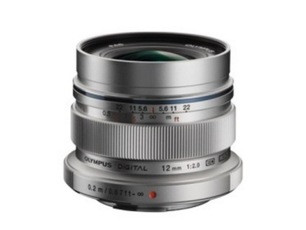 Объектив Olympus M.Zuiko Digital ED 12mm 1:2.0 серебристый