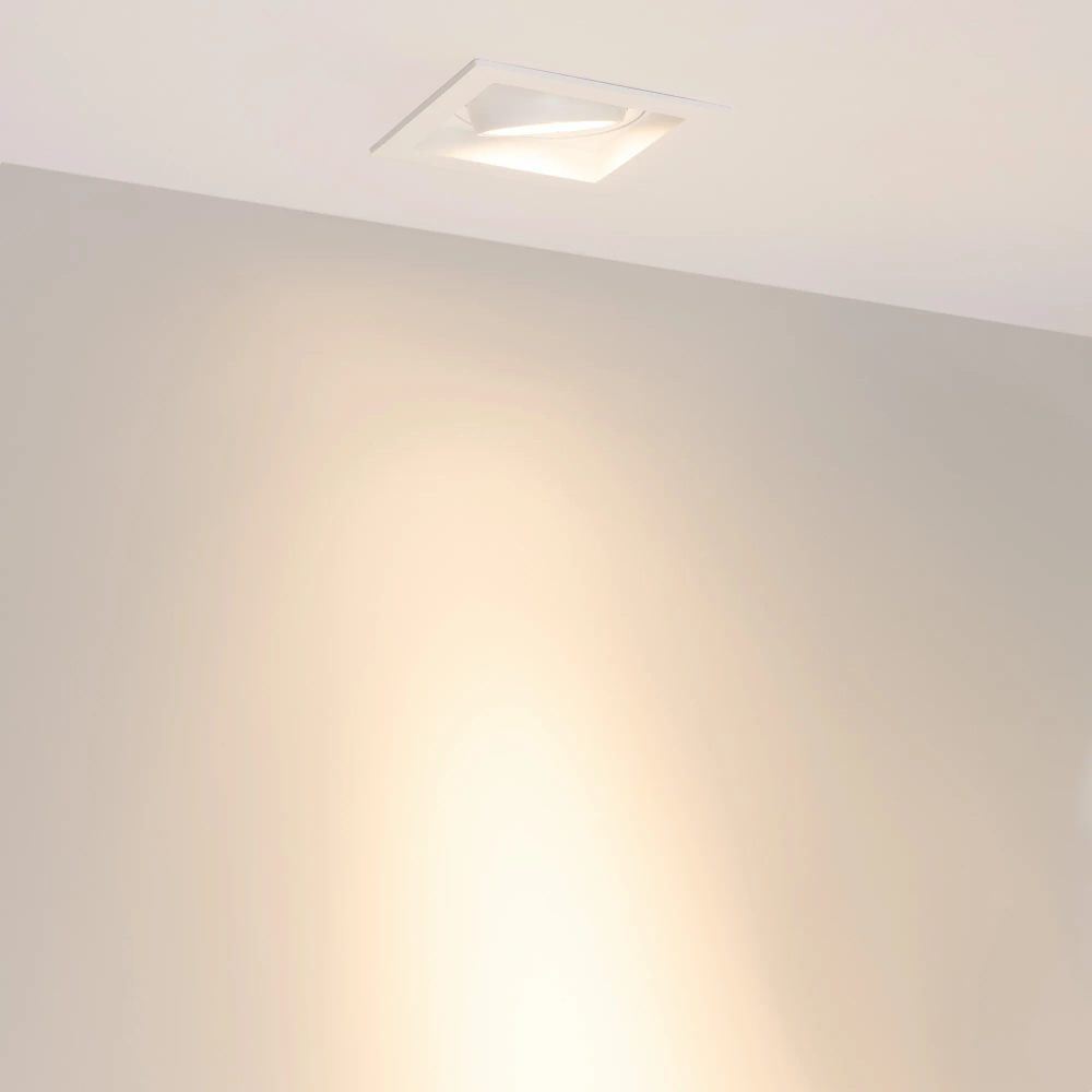 Светильник MS-VORTEX-BUILT-S117x117-20W Warm3000 (WH-WH, 20 deg, 230V) (Arlight, IP20 Металл, 5 лет) 057916