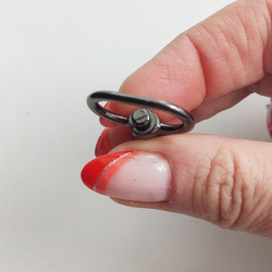 Карабин 20мм Черный никель