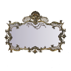Bello De Bronze Зеркало Дон Луиш в раме, золото