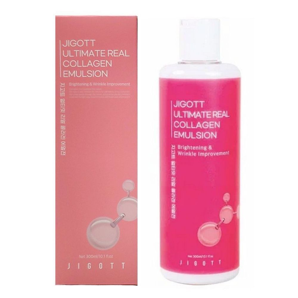 Jigott Ultimate Real Collagen Emulsion эмульсия антивозрастная с коллагеном