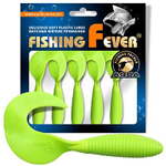 Мягкая приманка твистер FishingFever ARGO 6,0cm,2,0g,уп 6 шт