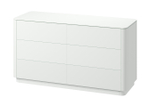 Комод Tammi 6 ящиков ширина 140 см (белый)