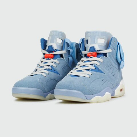 Кроссовки Air Jordan 6 x Travis Scott Light Blue