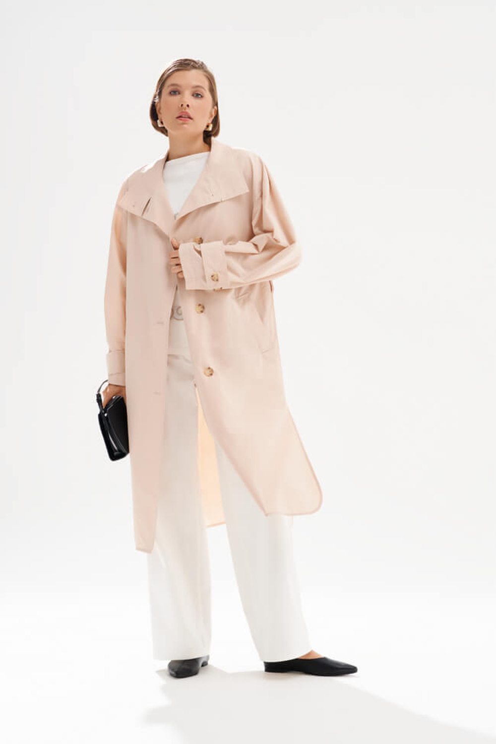 0120 Плащ женский (бежевый)