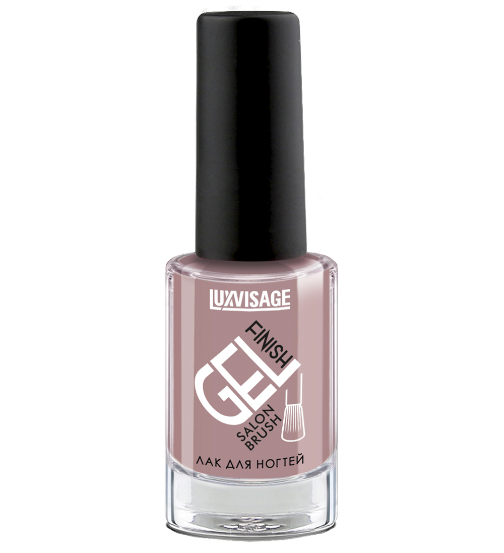 LuxVisage ЛАК для ногтей GEL finish тон 16 БЕЖЕВЫЙ НЮД 9 мл