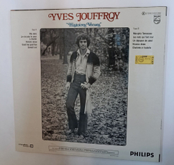 Винтажная виниловая пластинка LP Yves Jouffroy Histoires Vecues (France 1976)