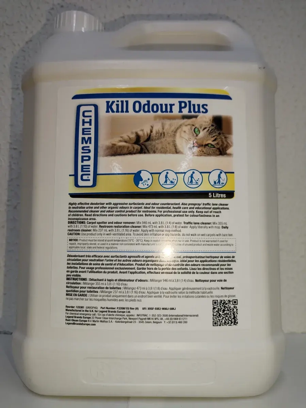 Kill Odor Plus Chemspec выведения пятен и запахов, 5 л