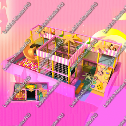 Детский игровой лабиринт "Мираж"