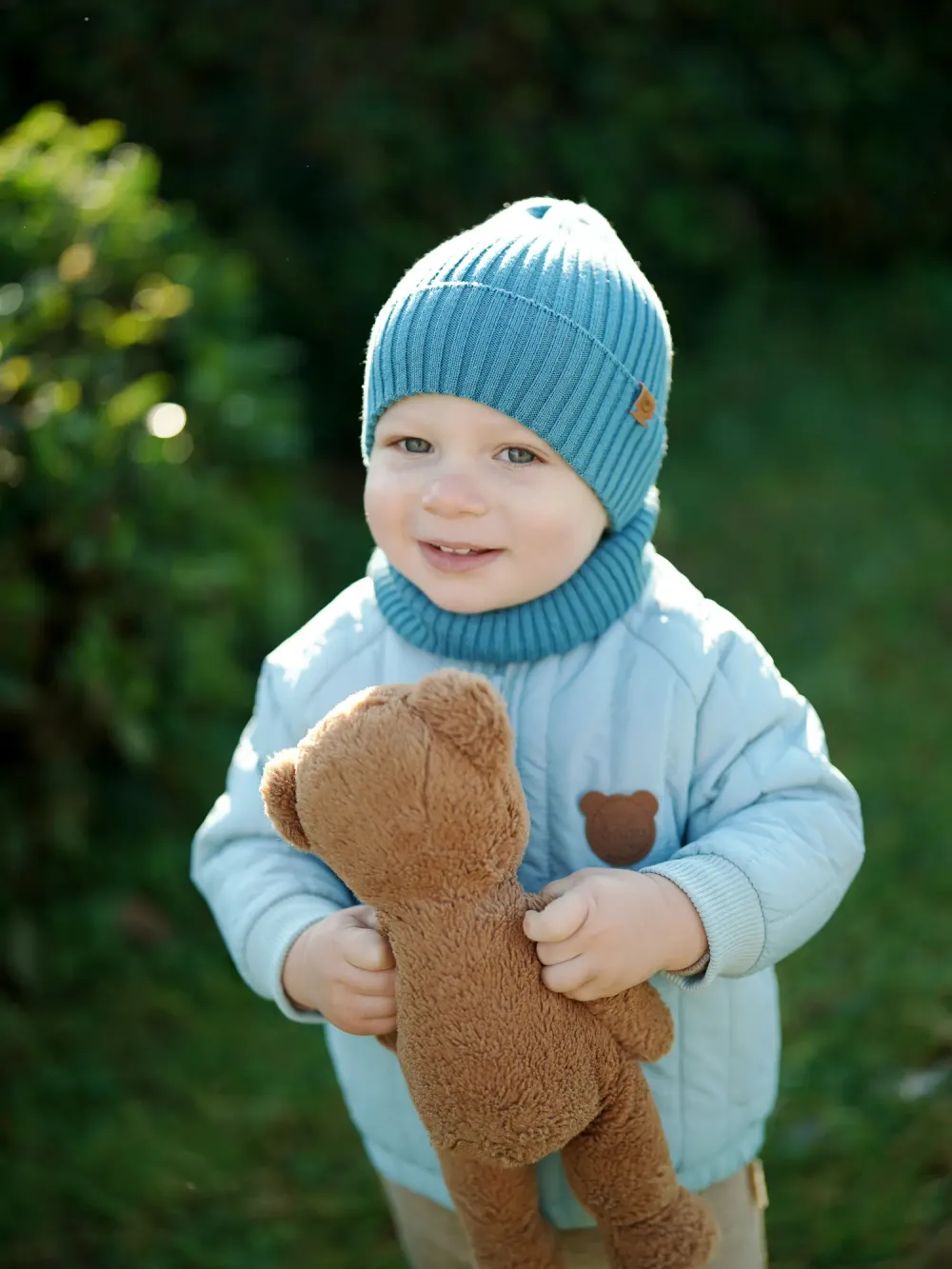 Шапка и снуд хлопковые однослойные "Бриз" 0+