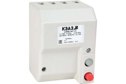 Выключатель автоматический АП50Б-3МТ-63А-3,5Iн-400AC-У3 КЭАЗ