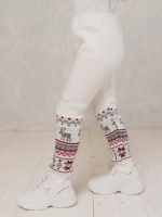 Рейтузы вязаные с орнаментом